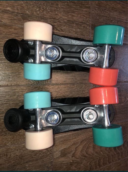 Role Oxelo Quad 100 pt copii și set protecție complet