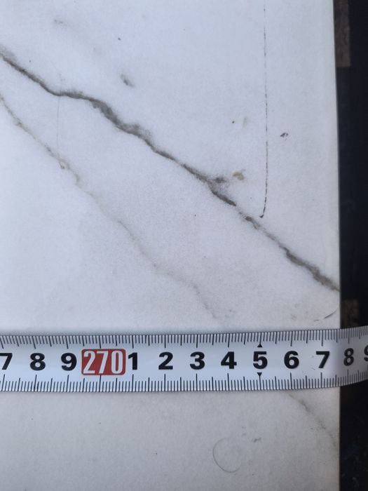 Placa  ceramica 1200x2780 portelanata cu efect de marmură carara past