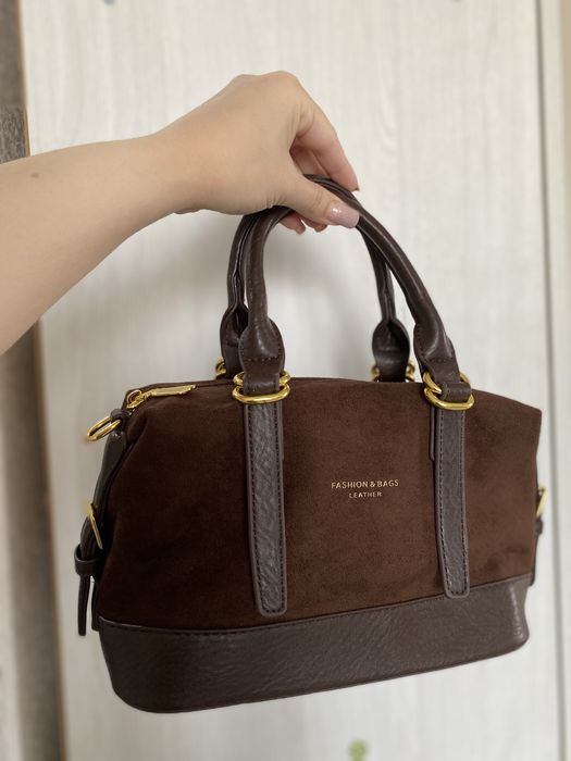 Новая сумка (эко-замша)