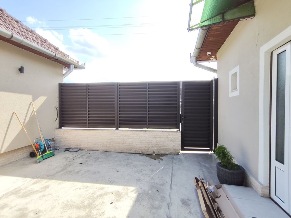 Panouri Gard * Poartă Pietonala *  Jaluzea - Maro închis