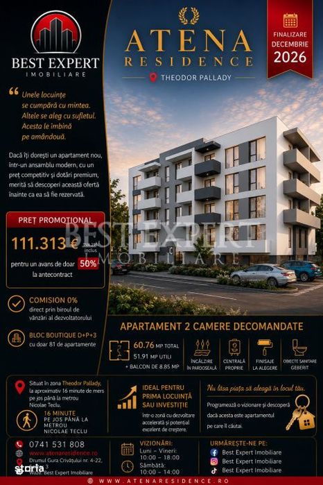 2 Camere Premium | Parcare Acoperita | Avans 50% | Incalzire in Pardos — fotografia 1