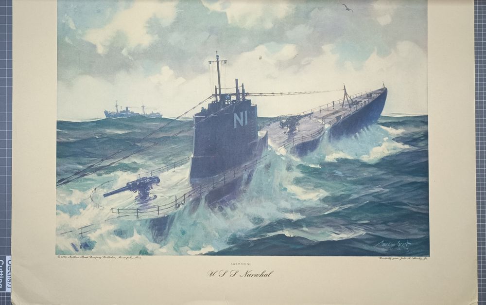 Репродукции морских картин US Navy.  Вторая Мировая Война
