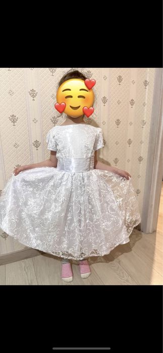 Белое платье для девочки