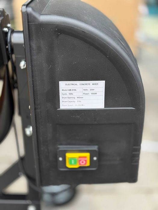 Бетономешалка 180 Литр Betonomeshalka Mikser Ubay UB-180L