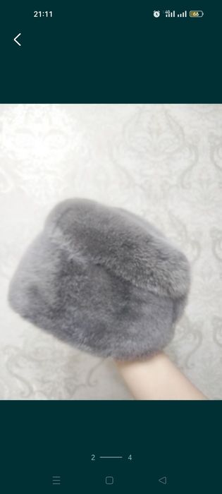 Женская норковая шапка