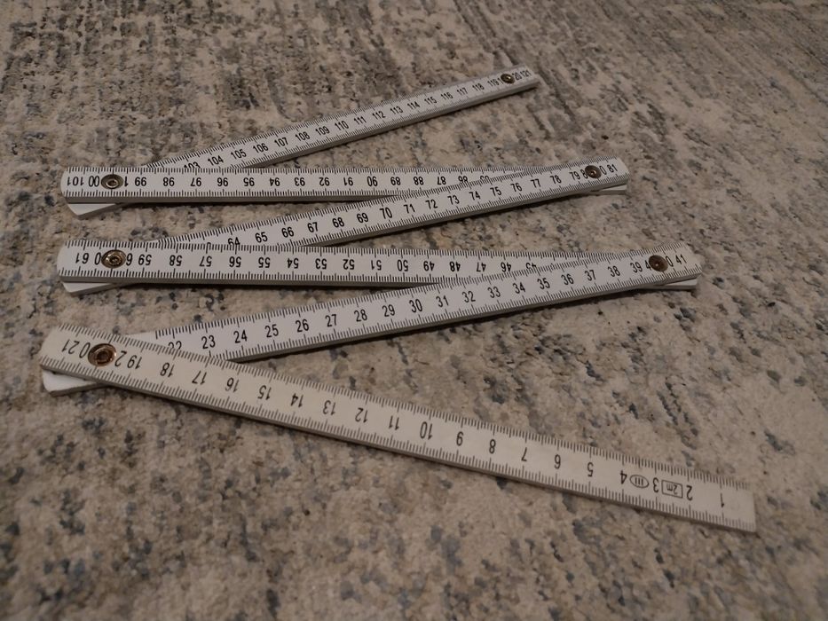 Професионален сгъваем дървен метър