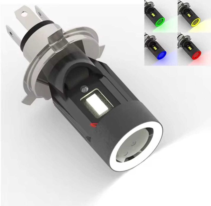 Лед Крушка H4 за Мотоциклети Angel Eyes