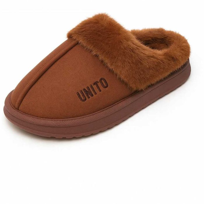 Papuci de casa, caldurosi, cu interior imblanit si talpa antiderapanta