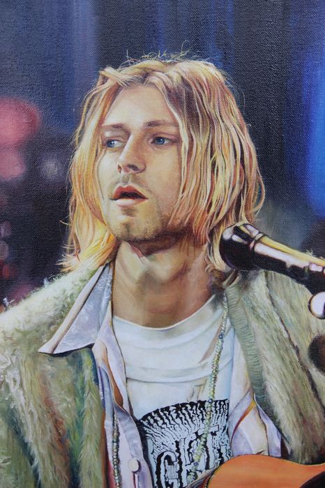 Картина. Портрет Курта Кобейна