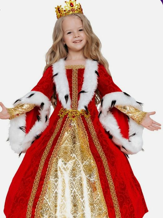 Новогодний костюм королевы на девочку
