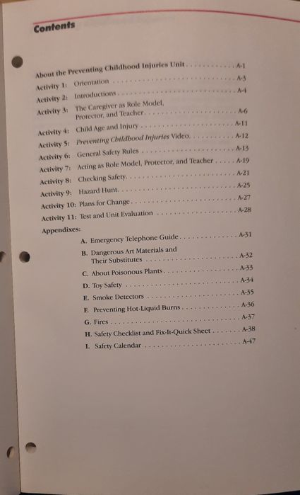 Carte American Red Cross Child Care Course workbook