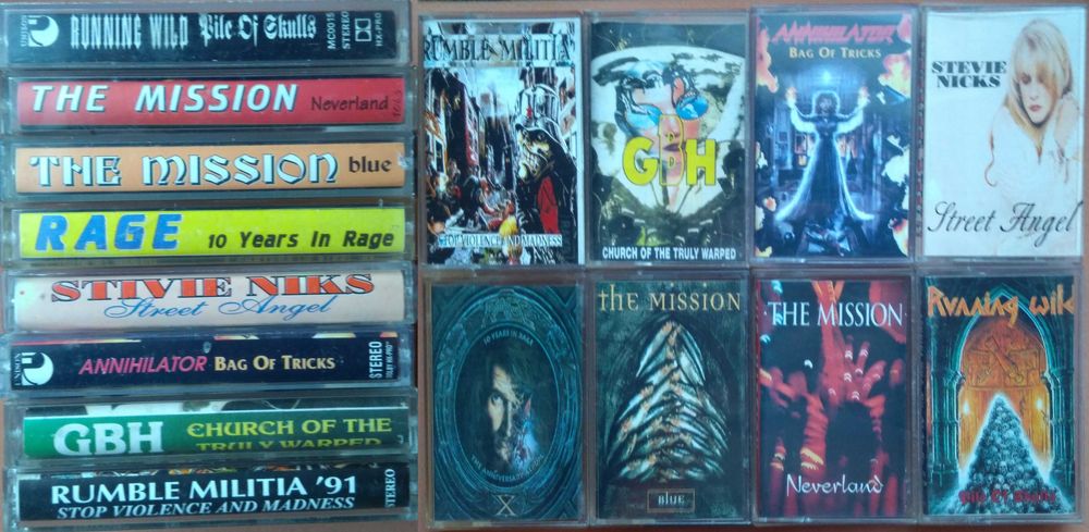 #3 - Аудио касети - неофициални издания, рок, хард, хеви. 10 лв.