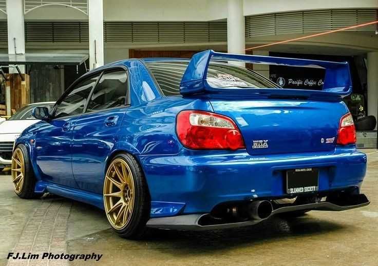 Спойлер STI скамейка GDB