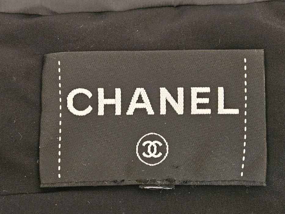 Chanel пухено яке бомбър размер 40 автентично