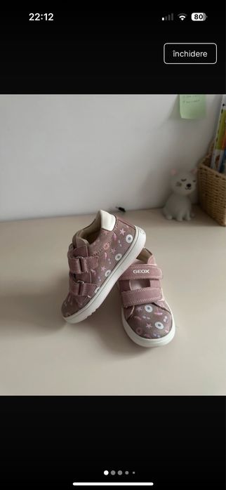 Pantofi piele naturala Geox, marimea 25
