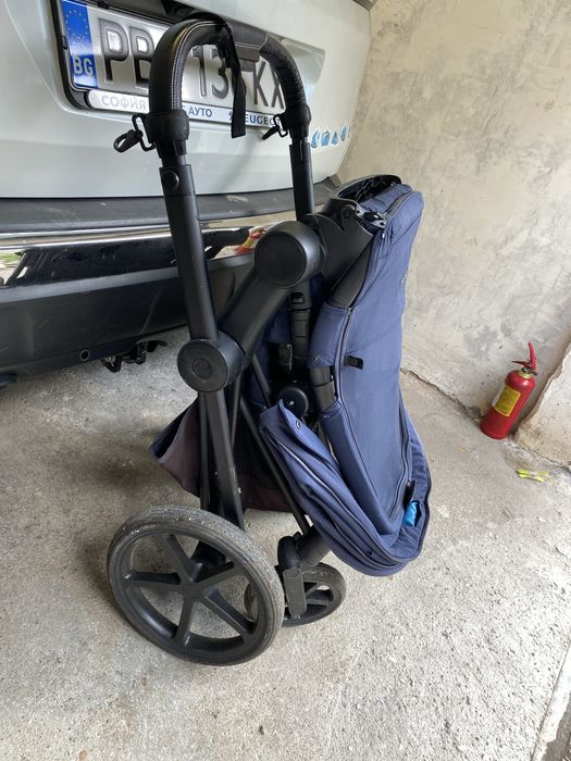 Пълен К-т 3 в 1 Детска бебешка количка Cyber Priam 3 + чанта