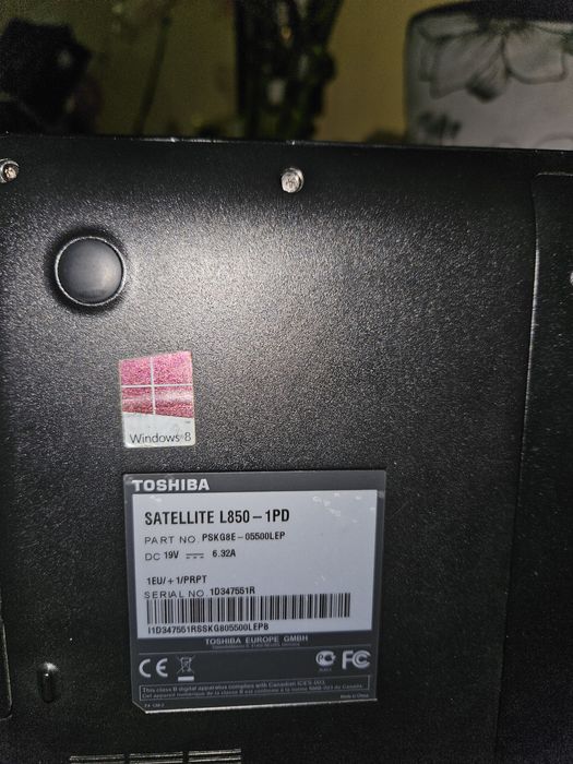 Laptop Sattelite L 850- 1PD