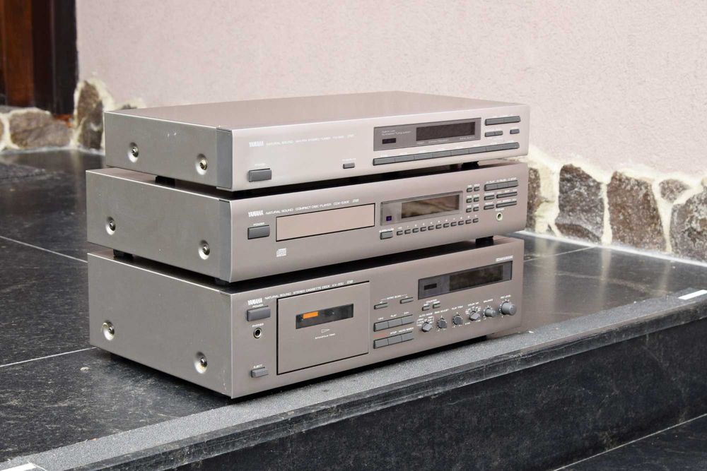 Linie Yamaha deck KX-330 + cd player CDX-530E + tuner TX-340