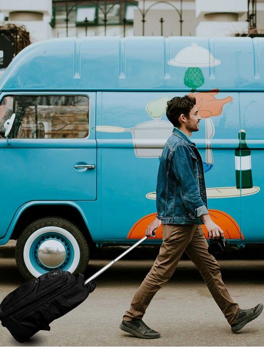 Rucsac cu roti MATEIN pentru laptop si calatorii 18 inch