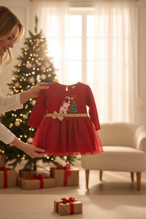 Коледна рокличка