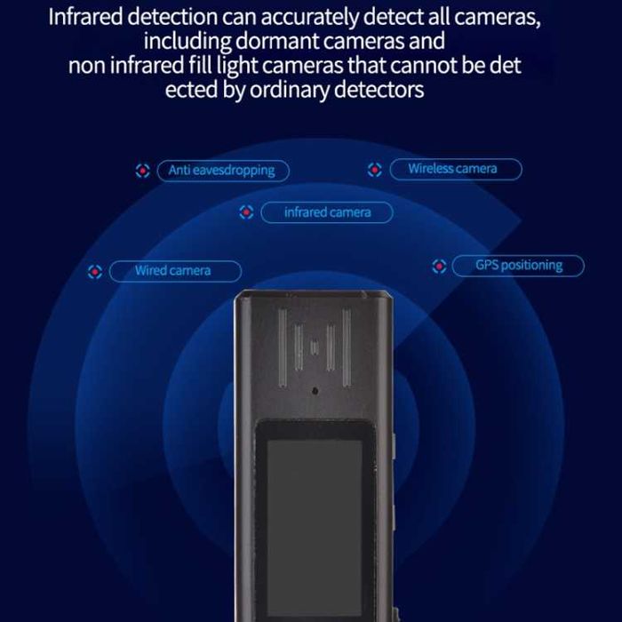 Детектор за откриване на скрити устройства ZD09- камери, GPS, подслушв