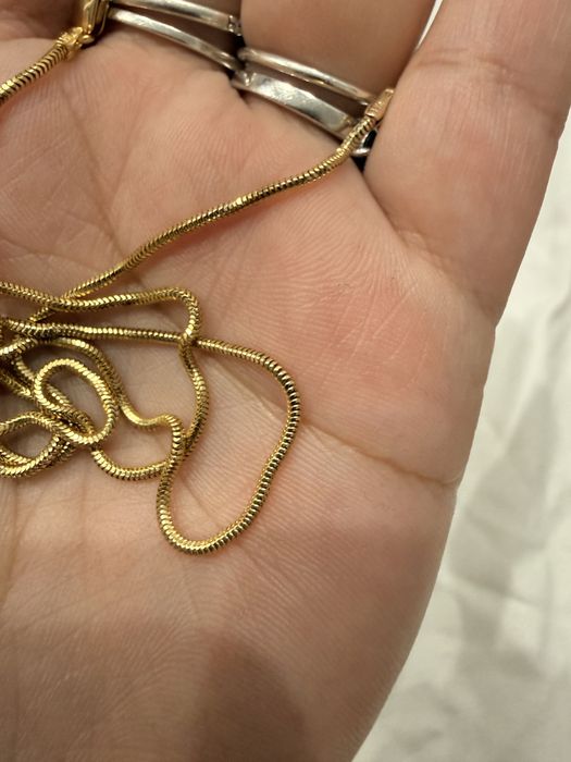 Lantic de aur 14k cu cruciulita
