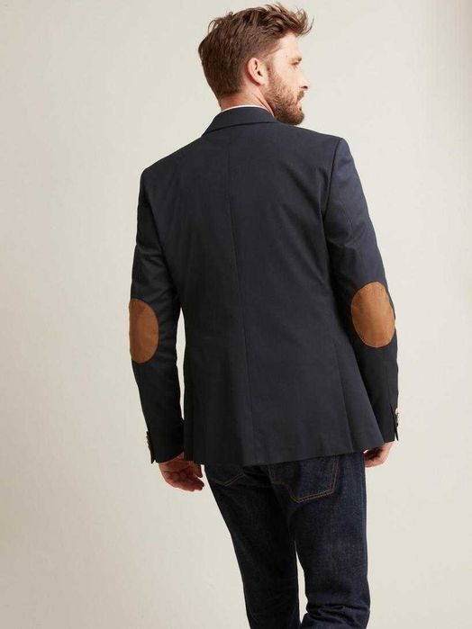 Sacou blazer de lux 48 M casual Oscar Jacobson lana super 120's navy