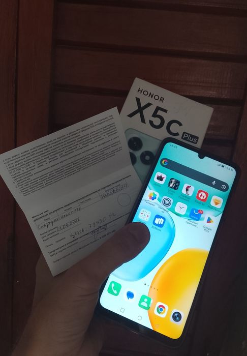 Honor x5c+ 128гб 2025г в идеальном состоянии