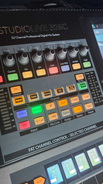 Mixer digital PreSonus StudioLive 32SC, PERFECT concerte, studio