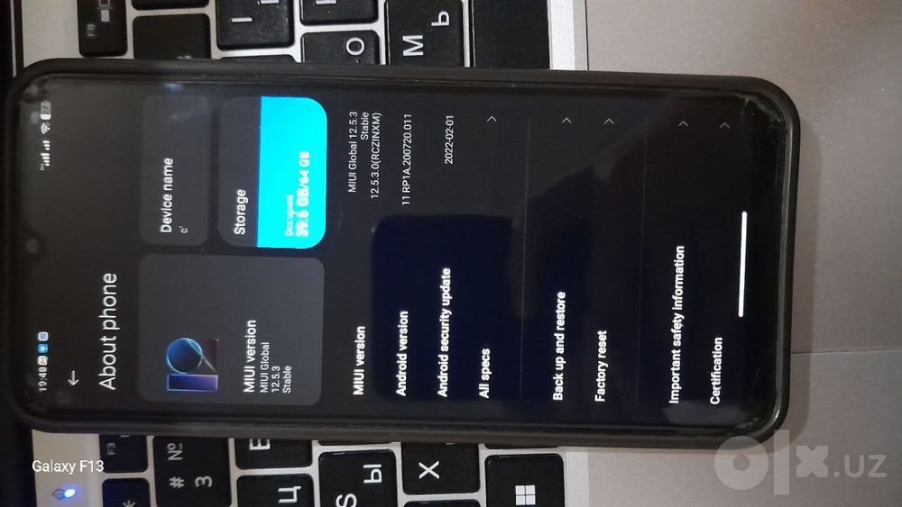Redmi 10 A telefoni