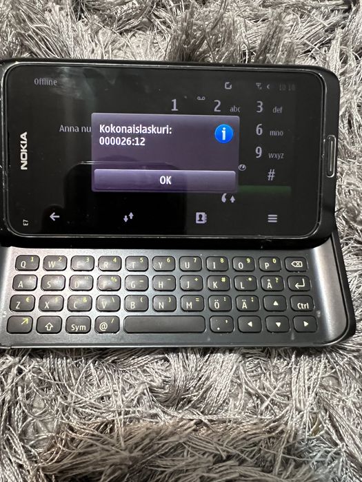 Nokia e7,doar 26 ore vorbite