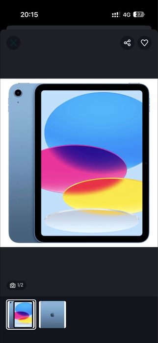 Айпад а16 128гб синий