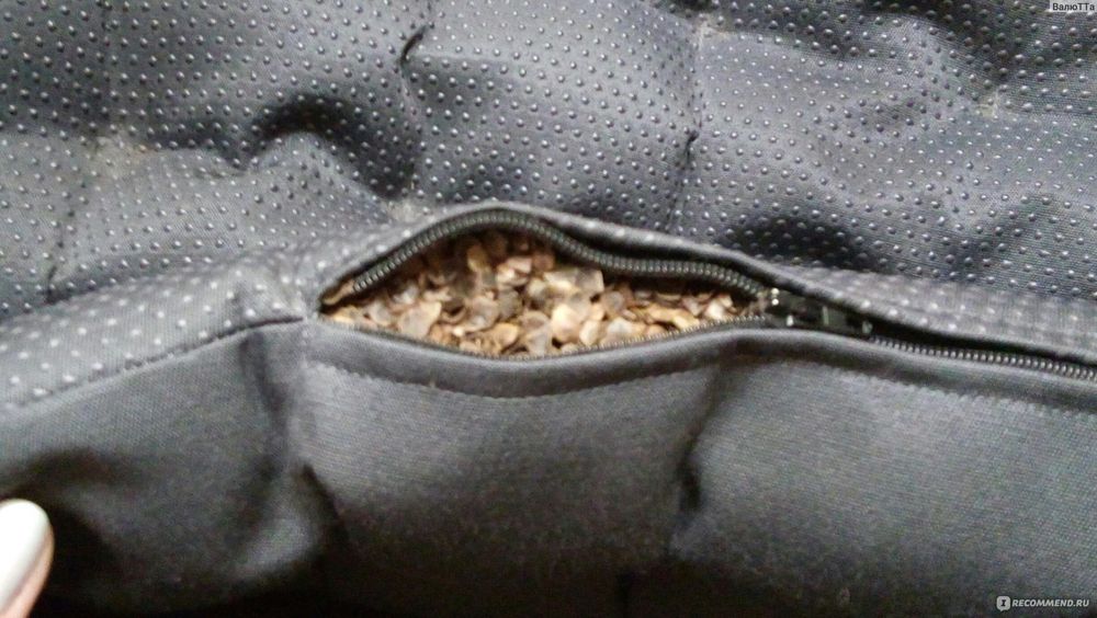 Сиденье (сидушка) с наполнителем из лузги гречихи