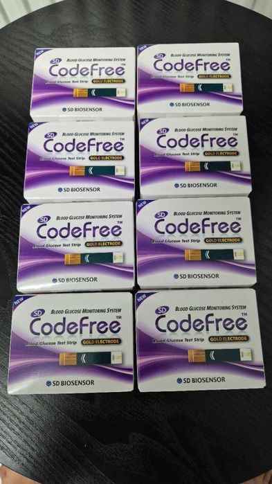Teste glicemie Codefree - pachet de 8 cutii la pret de 6