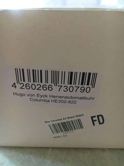 Часовник HUGO VON EYCK Hugo von Eyck Automatic Columba HE302-622, Men