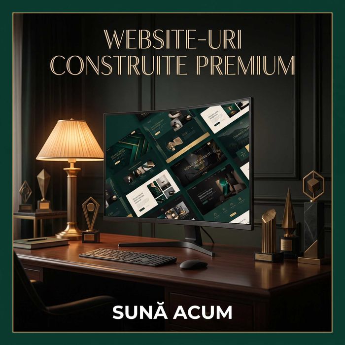Realizare pagini web, design modern + SEO, SEM, Google & Facebook Ads