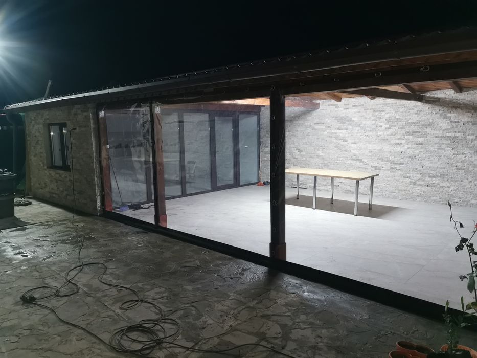 Folie transparenta Cristal 0.8 mm terase și foisoare