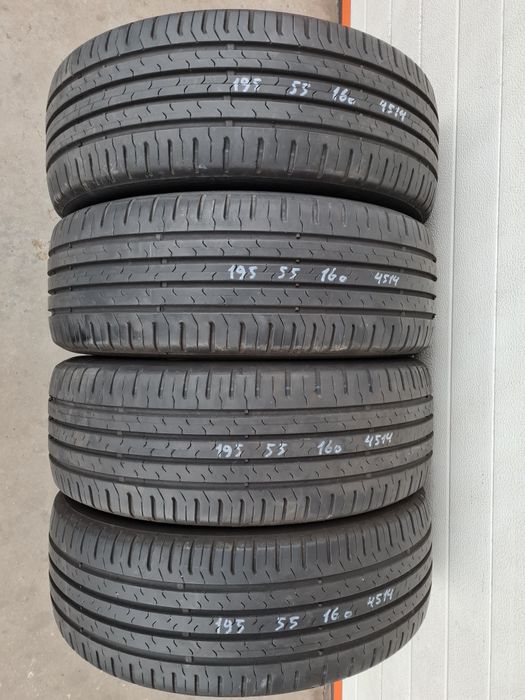 Летни гуми 4 броя CONTINENTAL ContiEcoContact5 195 55 R16 дот 4514