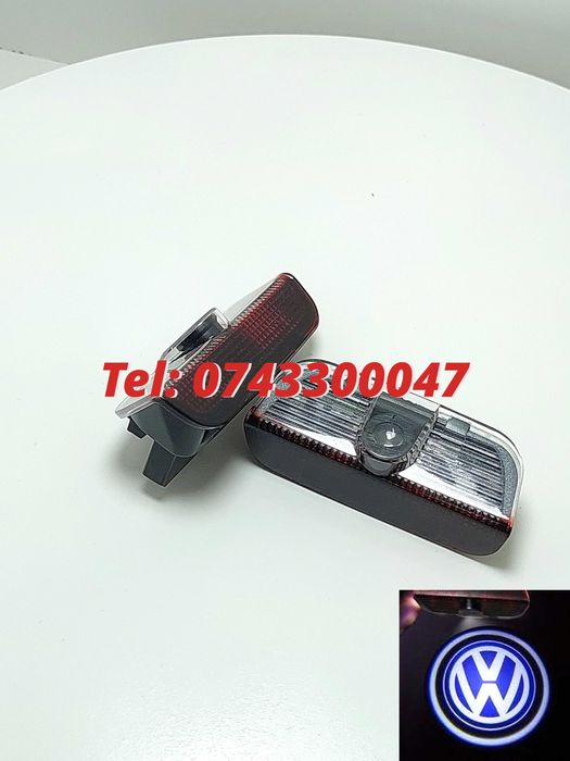 Proiectoare Logo Vw Portiera  Led Laser emblema sigla Holograma