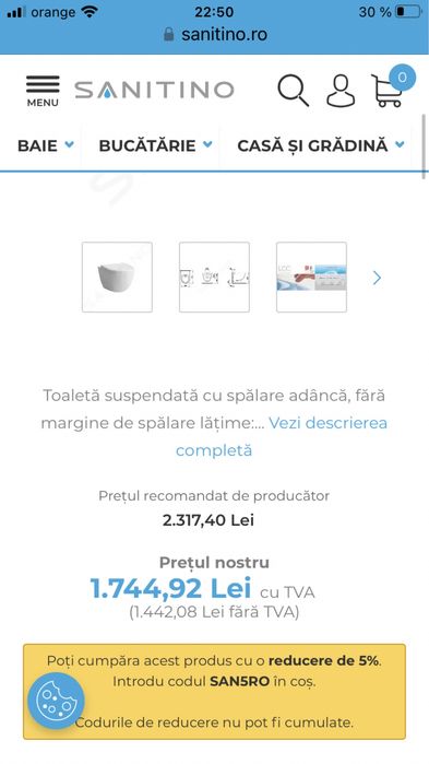 Vas Wc Suspendat Laufen Pro Nou Germania