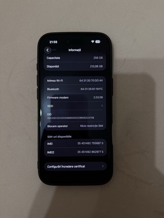 iPhone 17 Air Sky Blue