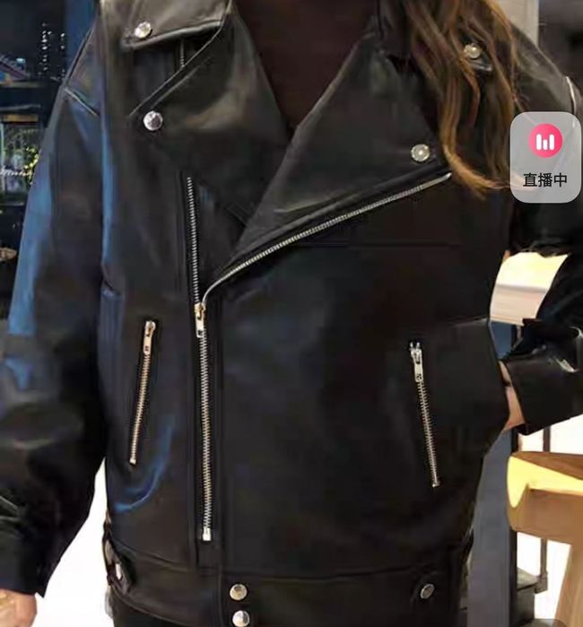 Куртка женская оверсайз из искусственной кожи, к весне, осени