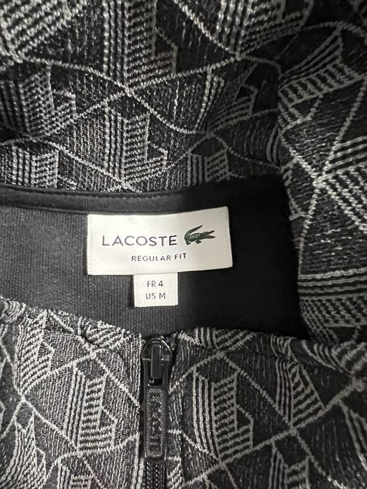 Оригинален Суитшърт LACOSTE jacuard track jacket