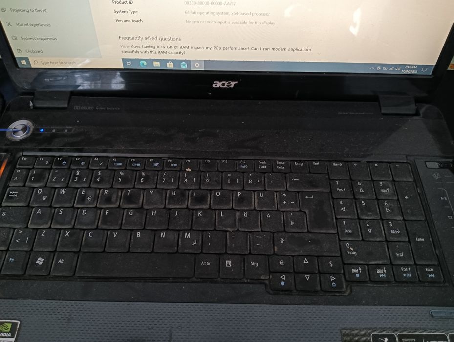 Acer Aspire 8735G