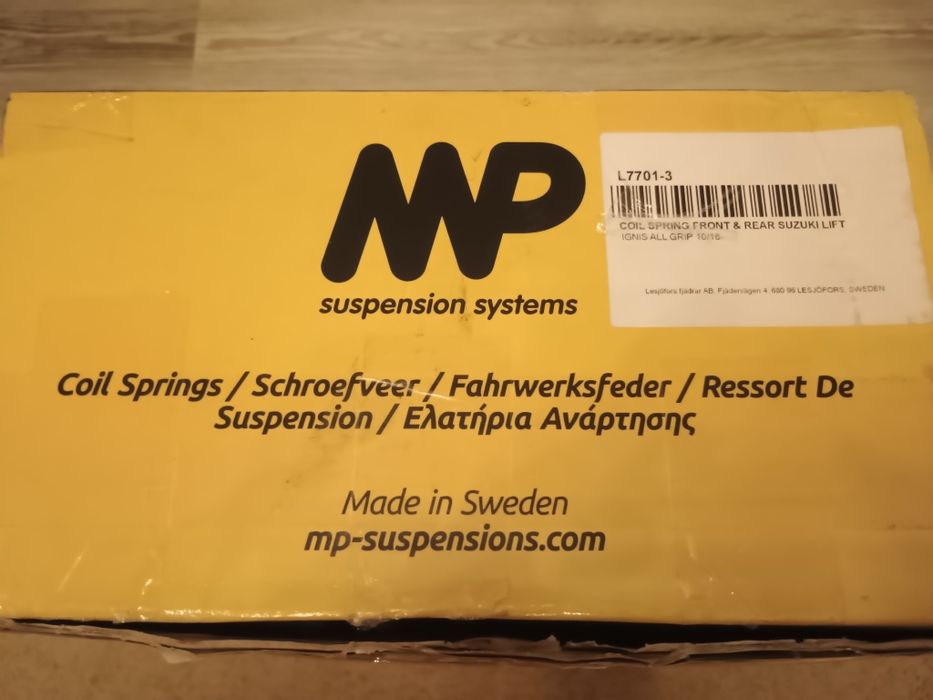 Arcuri înălțare Suzuki Ignis Mild Hybrid AllGrip (MP +40mm)