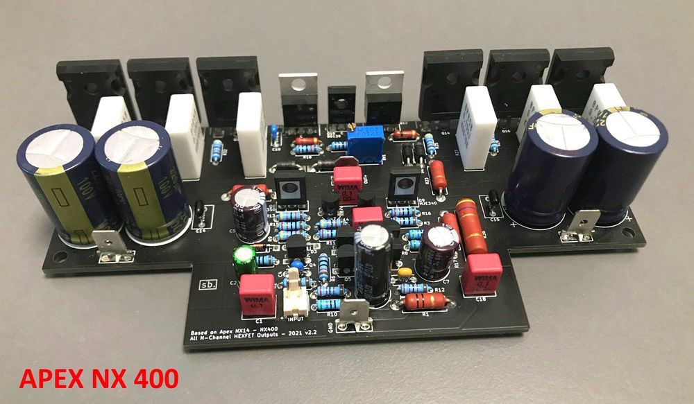 Cablaje PCB - JLH Hiraga - Amplificator Clasa A - Clasa AB, MOSFET