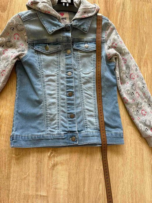 Пролетно дънково яке за момичета