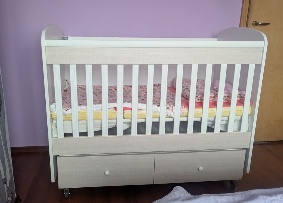 Детско/Бебешко легло за матрак 60/120 и с матрак алое вера