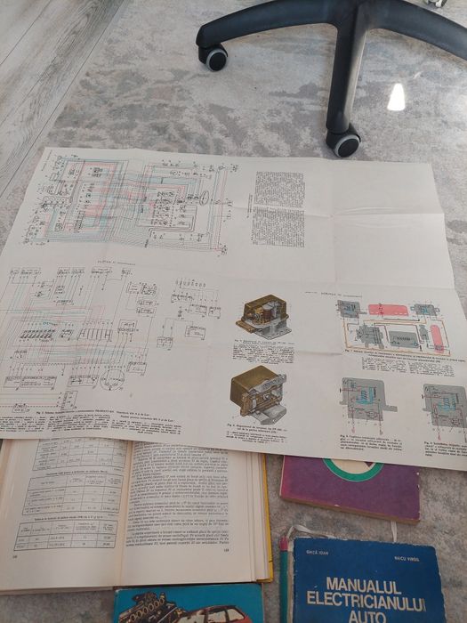 Cărți vechi electrica și mecanică auto