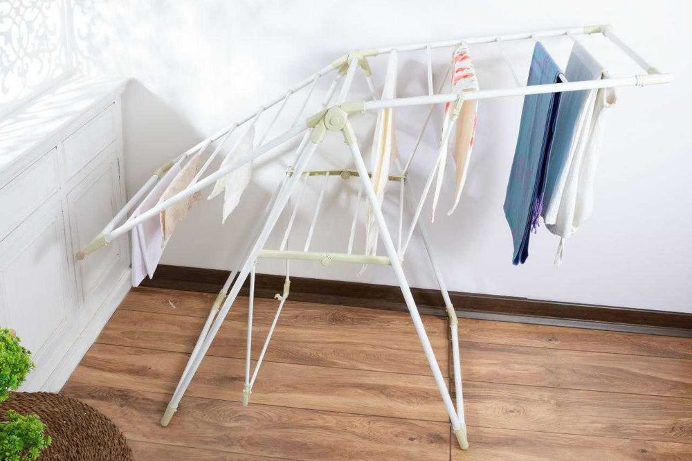 Сушилка для белья напольная складная Золотая белая чёрная sushilka